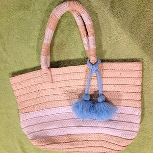 (J8) Altru bag with blue tassel
